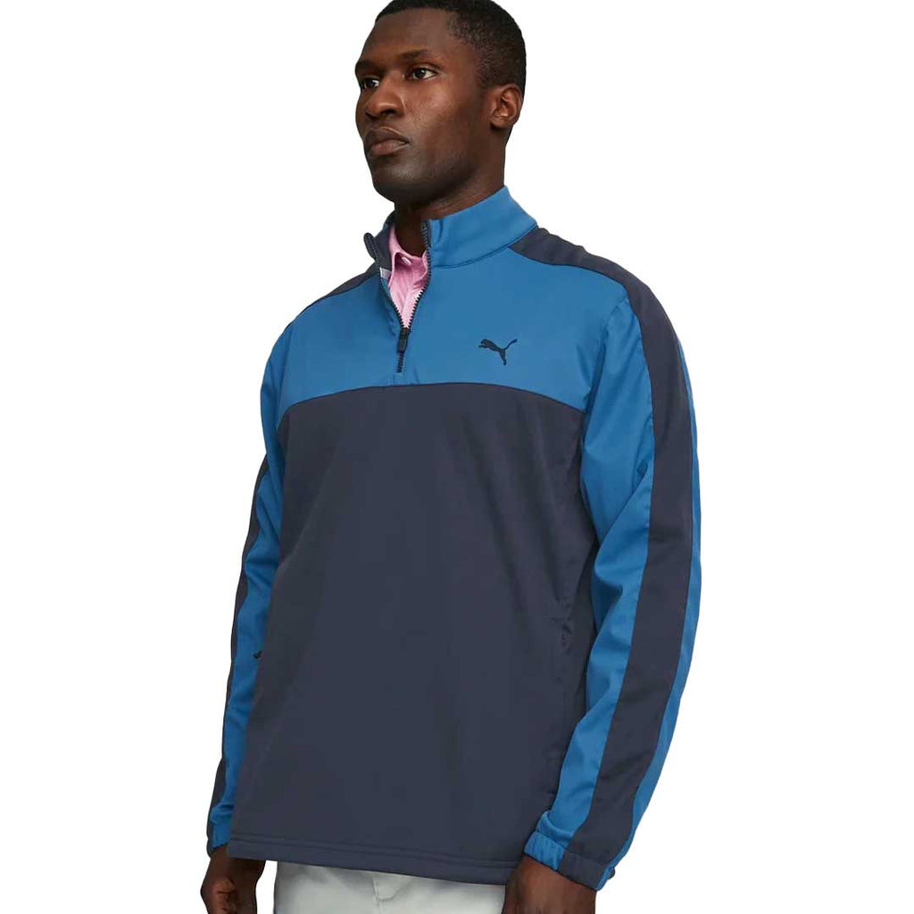 Puma - Men's Momentum Woven Quarter Zip Pullover Sweater (537468 03)