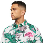 Puma - Men's Puma x Palm Tree Crew Print Button Down Shirt (621659 01)