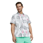 Puma - Men's Puma x PTC Paradise Button Down Golf Shirt (539204 01)