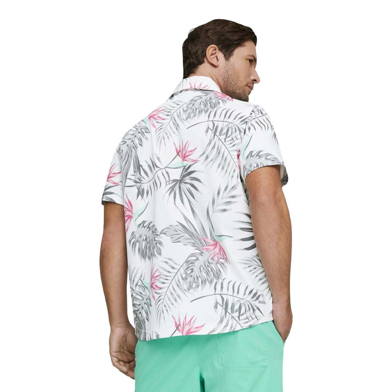 Puma - Men's Puma x PTC Paradise Button Down Golf Shirt (539204 01)