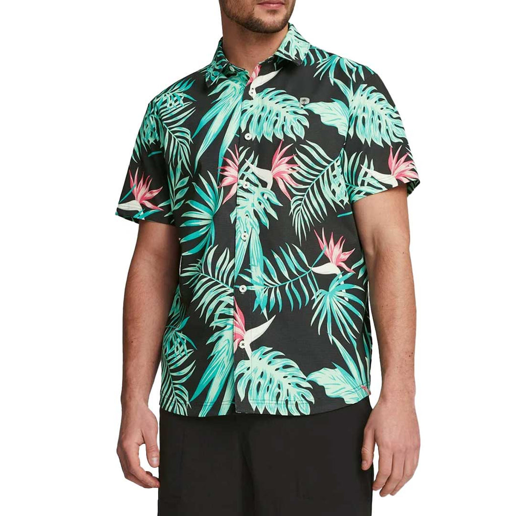 Puma - Men's Puma x PTC Paradise Button Down Golf Shirt (539204 02)