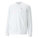 Puma - Sweat-shirt de golf mi-épais à col rond Puma x Palm Tree Crew pour homme (539206 01)