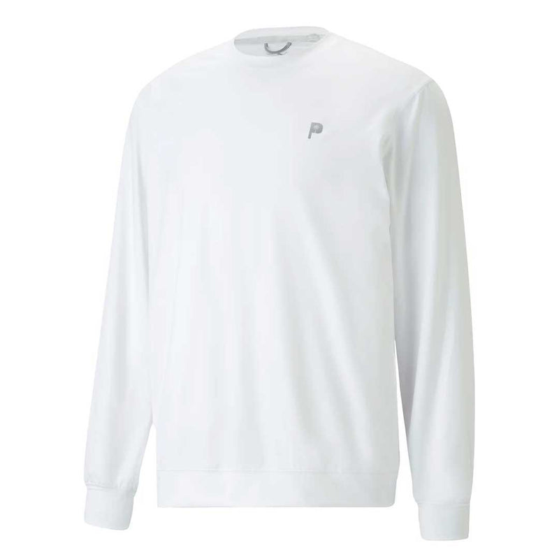 Puma - Sweat-shirt de golf mi-épais à col rond Puma x Palm Tree Crew pour homme (539206 01)