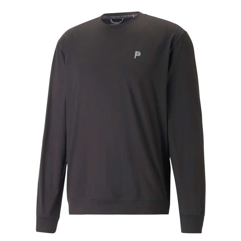 Puma - Sweat-shirt de golf mi-épais à col rond Puma x Palm Tree Crew pour homme (539206 02)