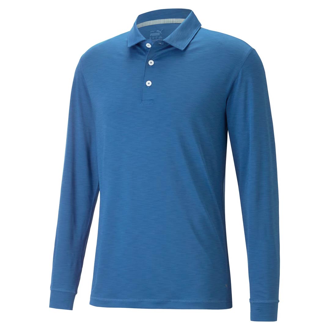 Puma Men s You V Long Sleeve Polo 539106 04 SVP Sports