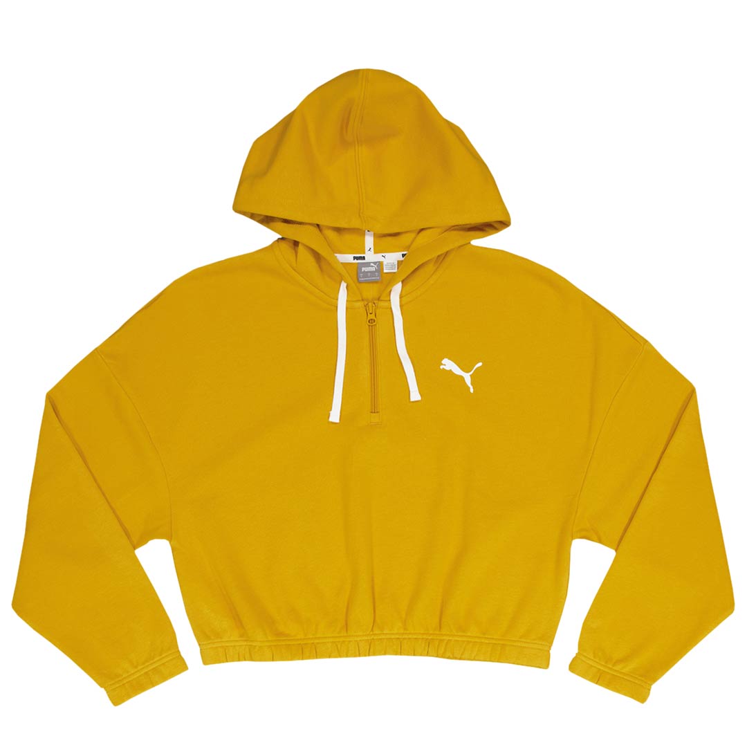 Puma crop hoodie on sale ladies