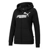 Puma - Women's Essentials Logo Full Zip Hoodie (586806 01)