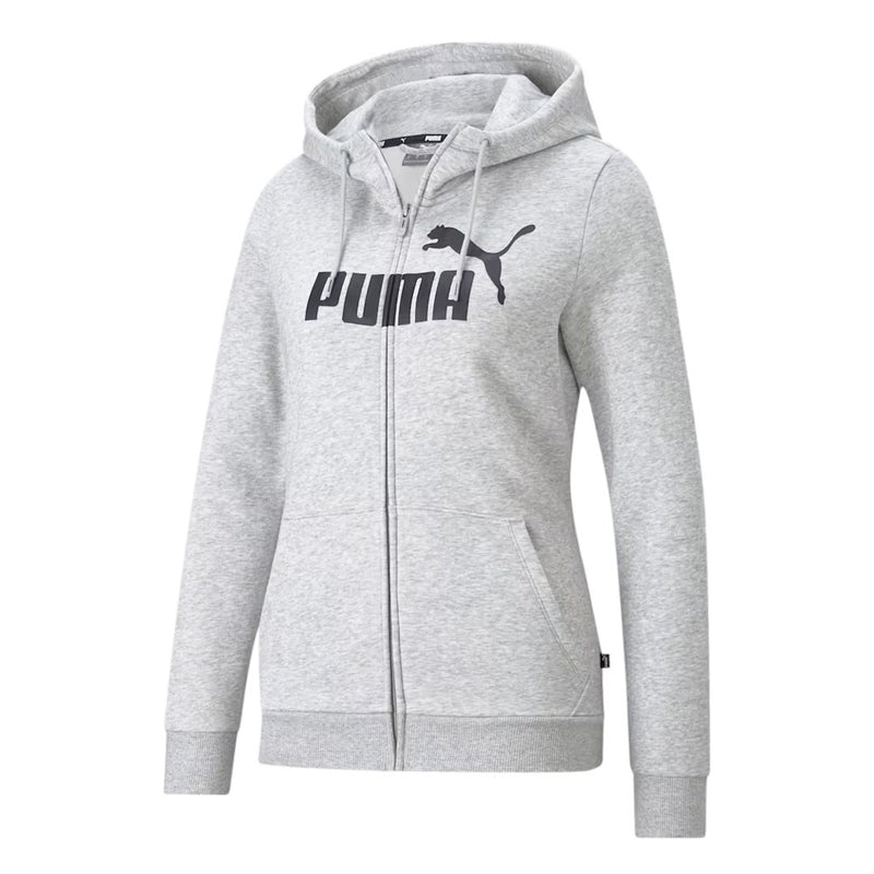 Puma - Sweat à capuche zippé Essentials Logo pour femme (586806 04) 