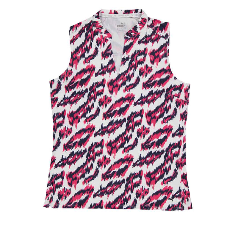 Puma - Women's MATTR Animal Sleeveless Polo (538999 03)