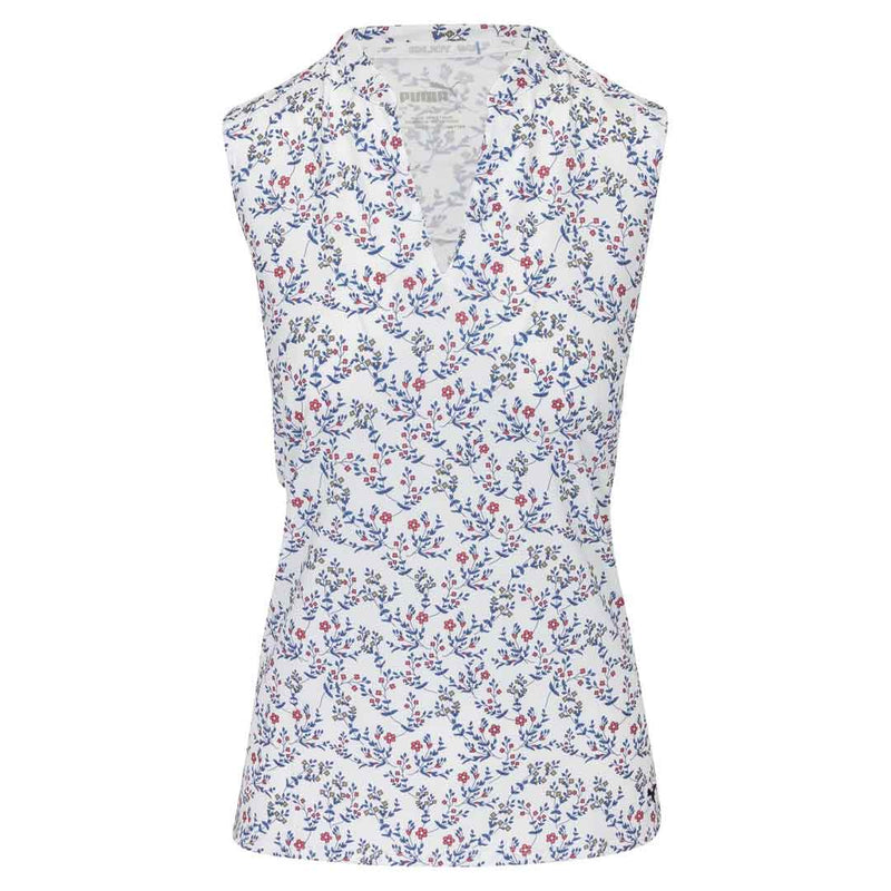 Puma - Women's Mattr Micro Floral Sleeveless Polo (539002 01)