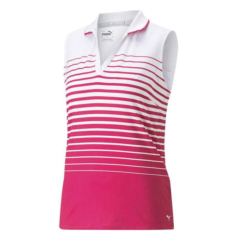 Puma - Women's MATTR Sleeveless Stripe Polo (537496 04)