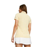 Puma - Polo de golf à manches courtes MATTR Somer Stripe pour femme (621880 05)