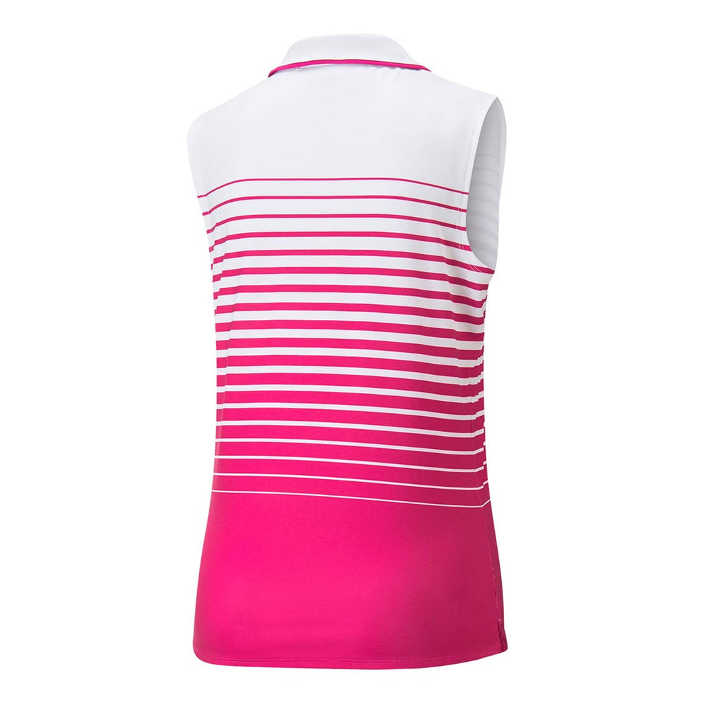 Puma - Women's MATTR Stripe Sleeveless Golf Polo (537496 12)