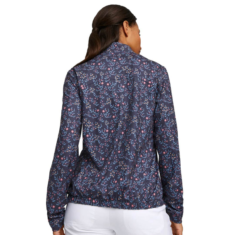 Puma - Women's Micro Floral Cloudspun 1/4 Zip (539100 02)