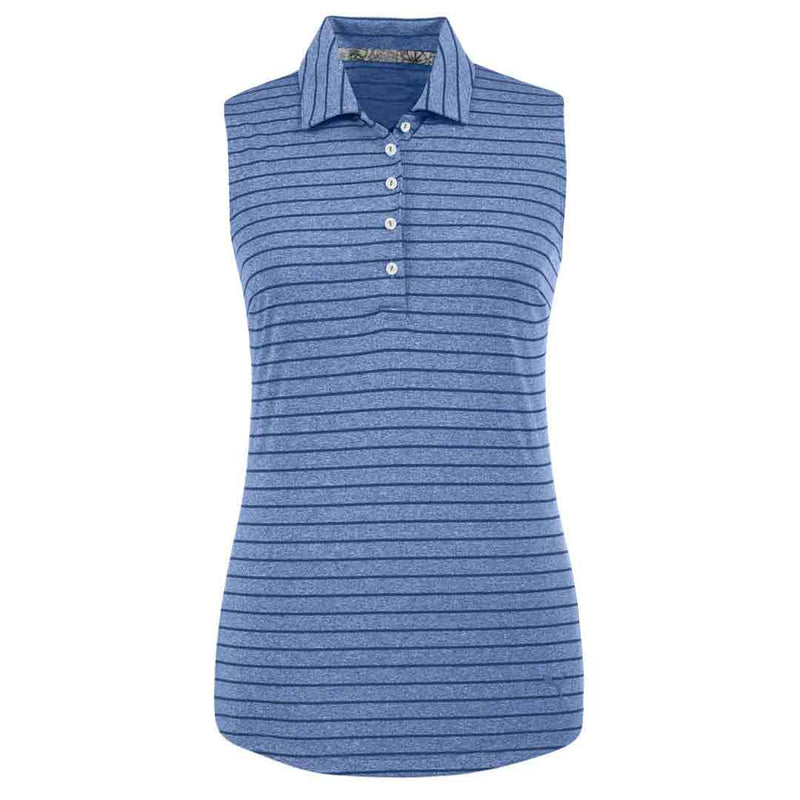 Puma - Polo sans manches Rotation Stripe pour femme (597222 04)