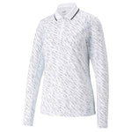 Puma - Polo à manches longues YouV Whitewater pour femme (539036 01)