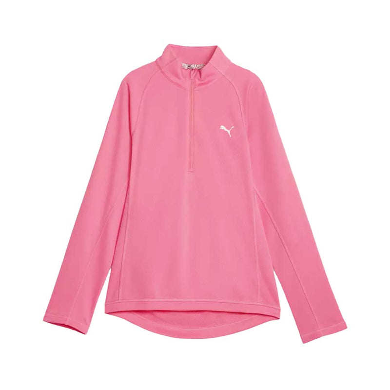 Puma - Girls' (Junior) Quarter Zip Pull Over Sweater (578141 12)