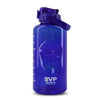 SVP Sports - Bouteille d'eau d'hydratation de 128 oz (128OZ-BLUCLEAR) 