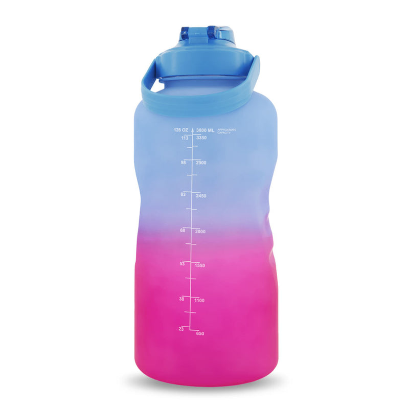 SVP Sports - Bouteille d'eau d'hydratation de 128 oz (128OZ-BLUPNK) 