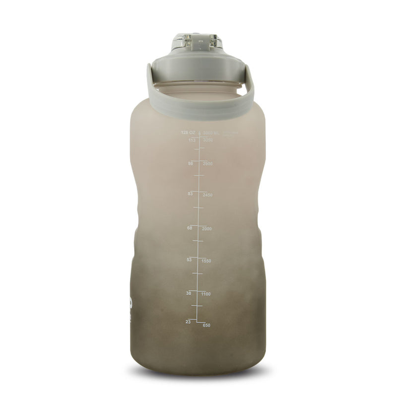 SVP Sports - Bouteille d'eau d'hydratation de 128 oz (128OZ-GRYBLK) 