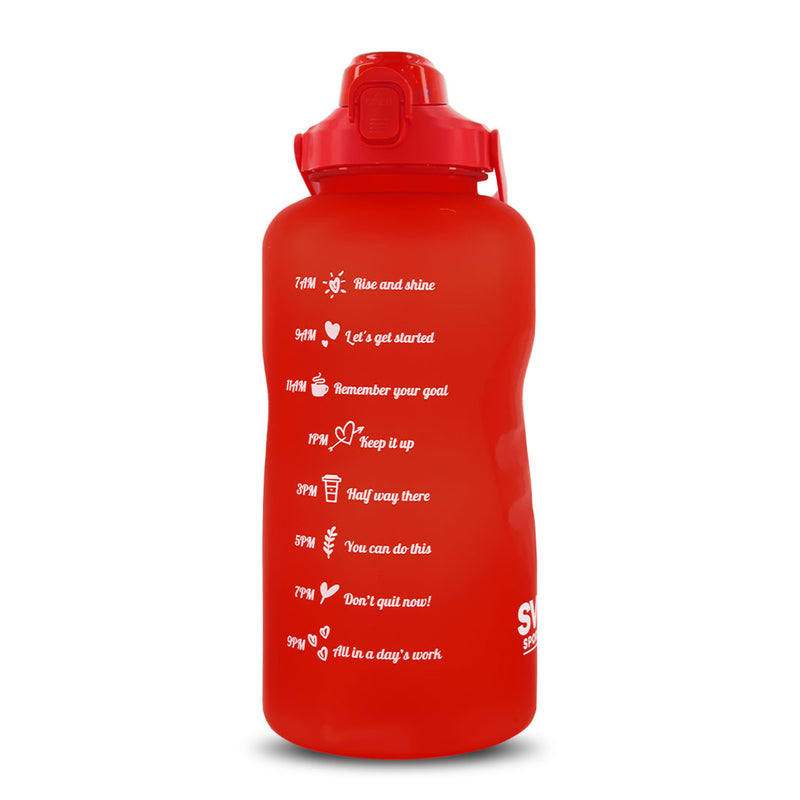 SVP Sports - Bouteille d'eau d'hydratation de 128 oz (128OZ-RED) 