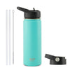 SVP Sports - 18oz Insulated Thermal Bottle - Hot & Cold (18OZ-SVP-BLUAQUA)