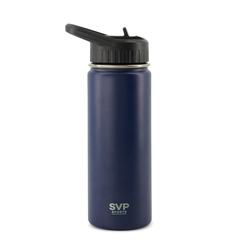 SVP Sports - 18oz Insulated Thermal Bottle - Hot & Cold (18OZ-SVP-BLU)