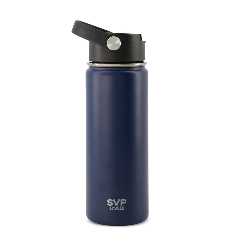 SVP Sports - 18oz Insulated Thermal Bottle - Hot & Cold (18OZ-SVP-BLU)