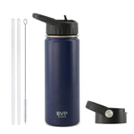 SVP Sports - 18oz Insulated Thermal Bottle - Hot & Cold (18OZ-SVP-BLU)