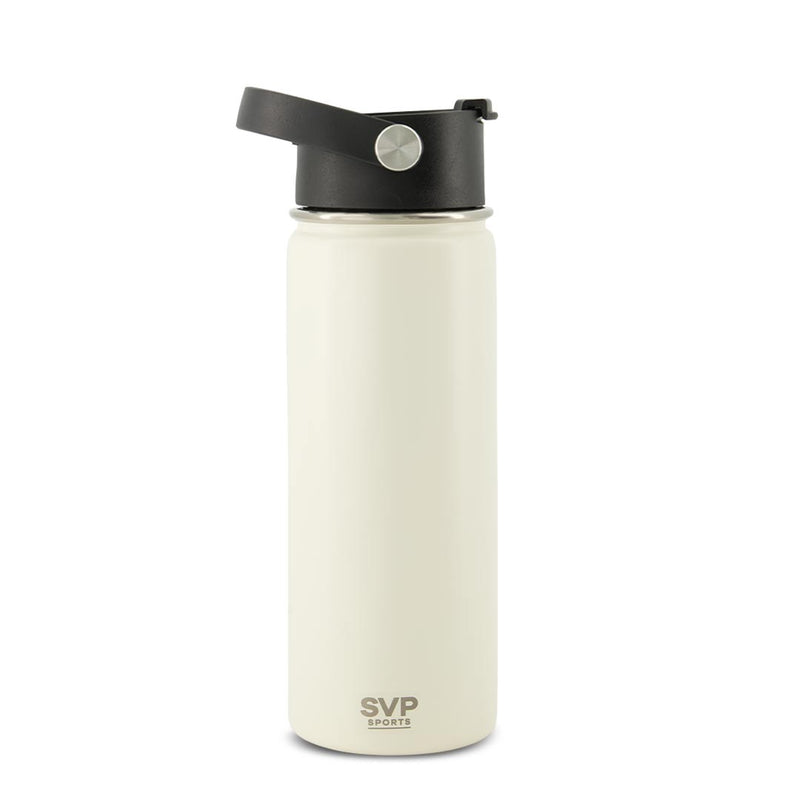 SVP Sports - 18oz Insulated Thermal Bottle - Hot & Cold (18OZ-SVP-CREAM)