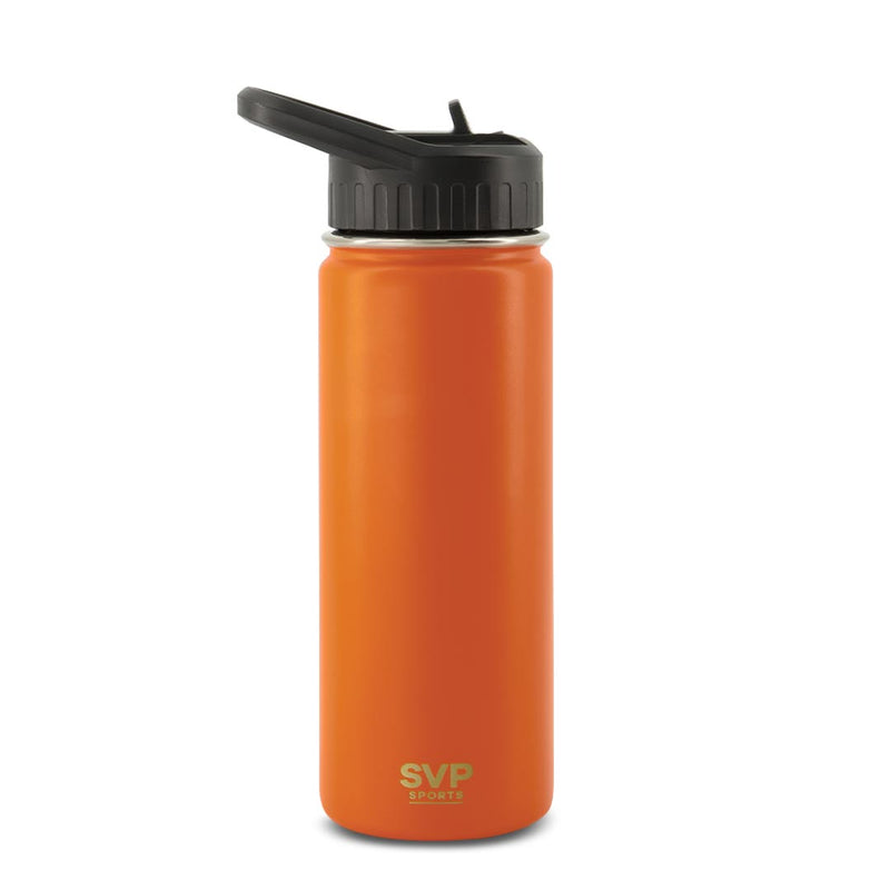 SVP Sports - 18oz Insulated Thermal Bottle - Hot & Cold (18OZ-SVP-ORG)