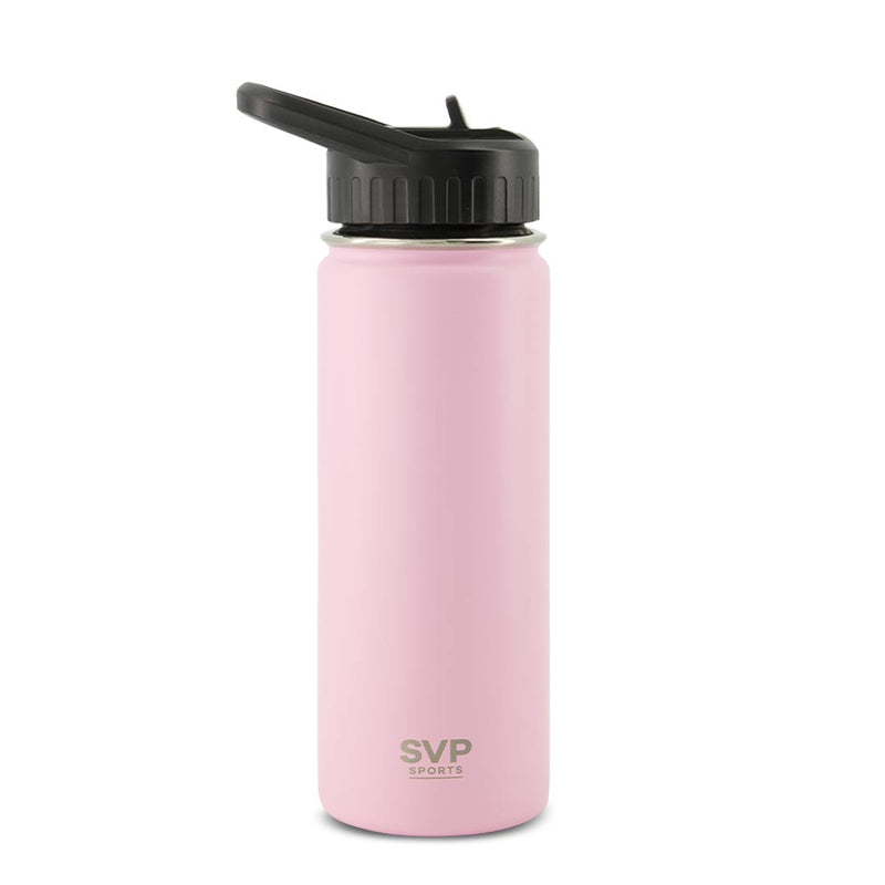 SVP Sports - 18oz Insulated Thermal Bottle - Hot & Cold (18OZ-SVP-PNK)