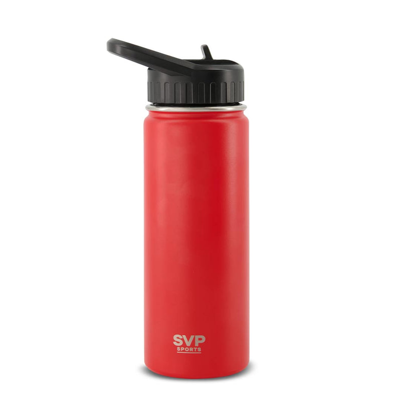 SVP Sports - 18oz Insulated Thermal Bottle - Hot & Cold (18OZ-SVP-RED)