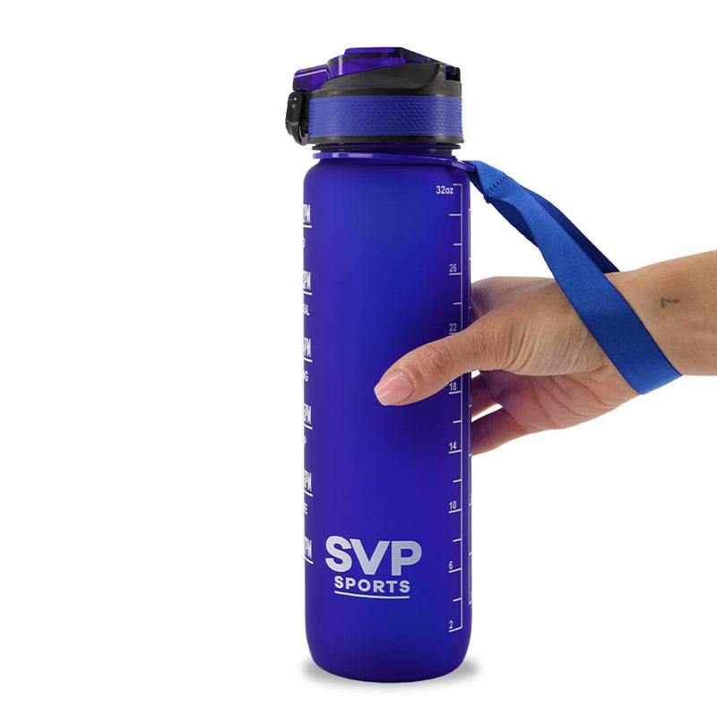 SVP Sports - Bouteille d'eau d'hydratation de 32 oz (32 OZ-BLU) 