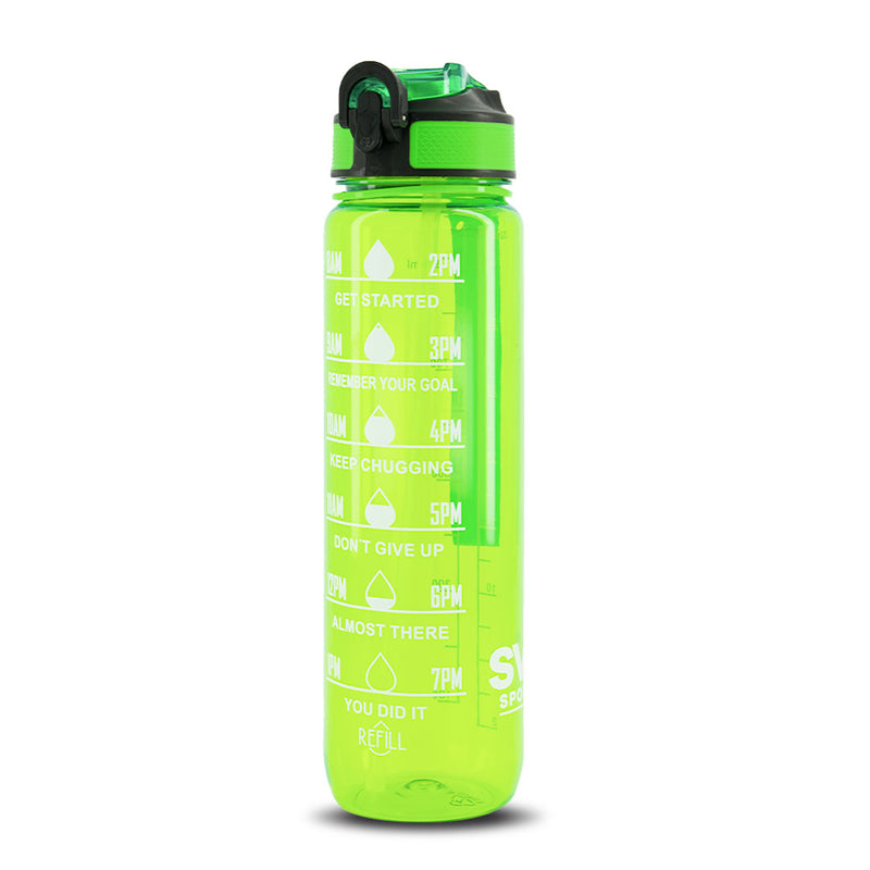 SVP Sports - Bouteille d'eau d'hydratation de 32 oz (32OZ-GRNCLEAR) 