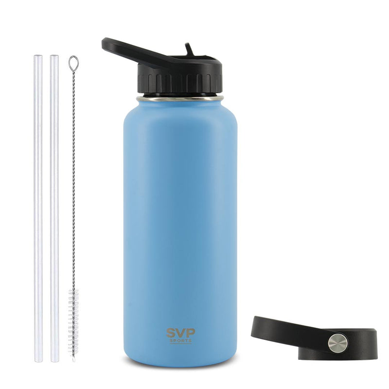 SVP Sports - 32oz Insulated Thermal Bottle - Hydra Sport (32OZ-SVP-CAROLINABLU)