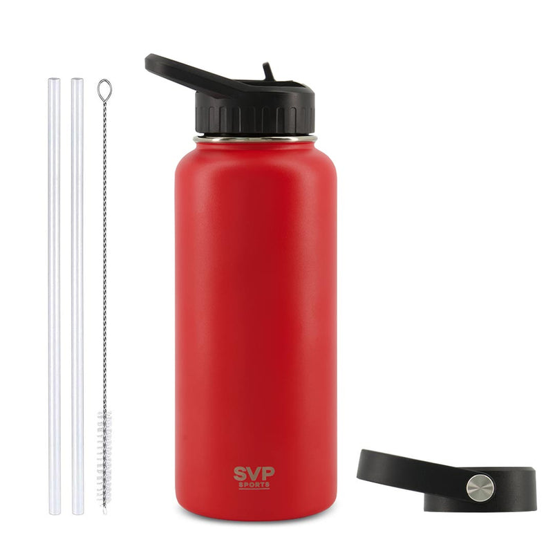 SVP Sports - 32oz Insulated Thermal Bottle - Hydra Sport (32OZ-SVP-RED)