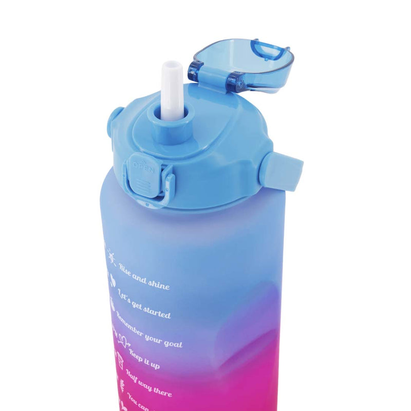 SVP Sports - Bouteille d'eau d'hydratation de 64 oz (64OZ-BLUPNK) 