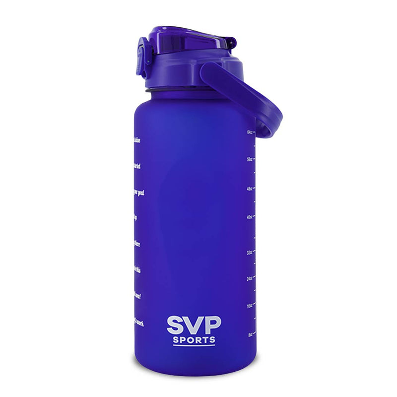 SVP Sports - Bouteille d'eau d'hydratation de 64 oz (64OZ-BLU) 