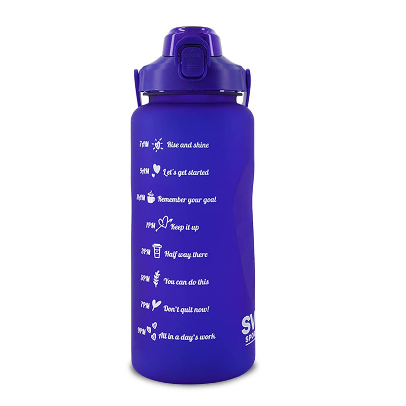 SVP Sports - Bouteille d'eau d'hydratation de 64 oz (64OZ-BLU) 