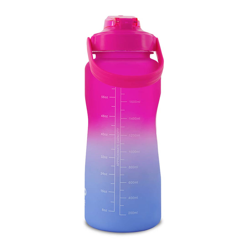 SVP Sports - Bouteille d'eau d'hydratation de 64 oz (64OZ-PNKBLU) 