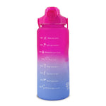 SVP Sports - Bouteille d'eau d'hydratation de 64 oz (64OZ-PNKBLU) 