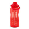 SVP Sports - Bouteille d'eau d'hydratation de 64 oz (64OZ-REDCLEAR) 