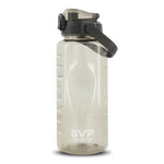 SVP Sports - Bouteille d'eau d'hydratation de 64 oz (64OZ-BLKCLEAR) 