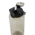 SVP Sports - Bouteille d'eau d'hydratation de 64 oz (64OZ-BLKCLEAR) 