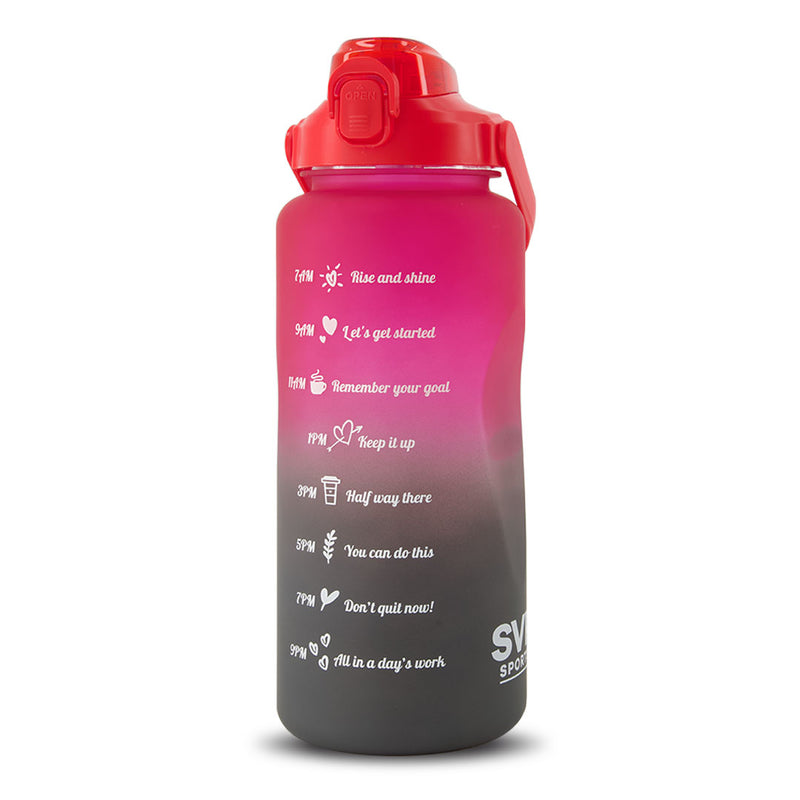 SVP Sports - Bouteille d'eau d'hydratation de 64 oz (64OZ-REDGRY) 