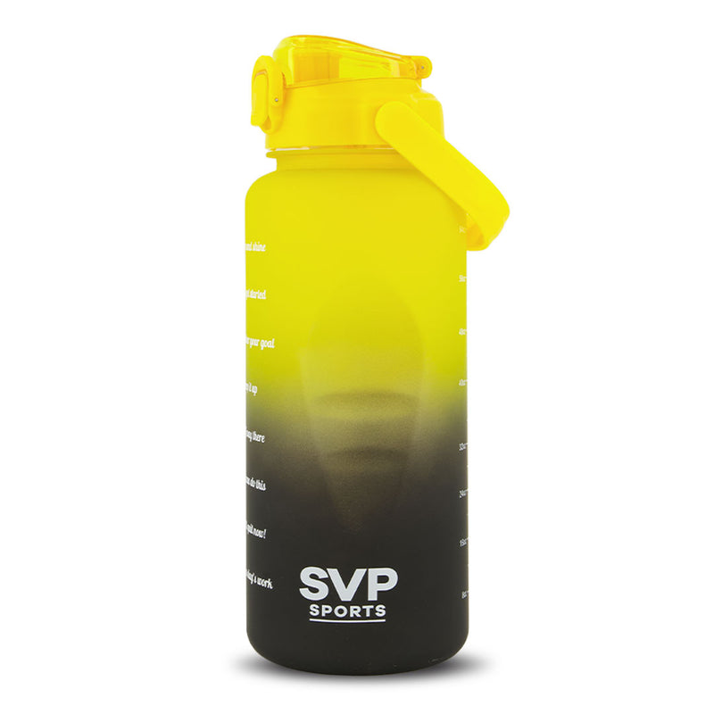 SVP Sports - Bouteille d'eau d'hydratation de 64 oz (64OZ-YLWBLK) 