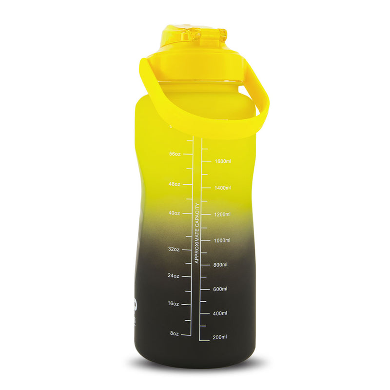 SVP Sports - Bouteille d'eau d'hydratation de 64 oz (64OZ-YLWBLK) 