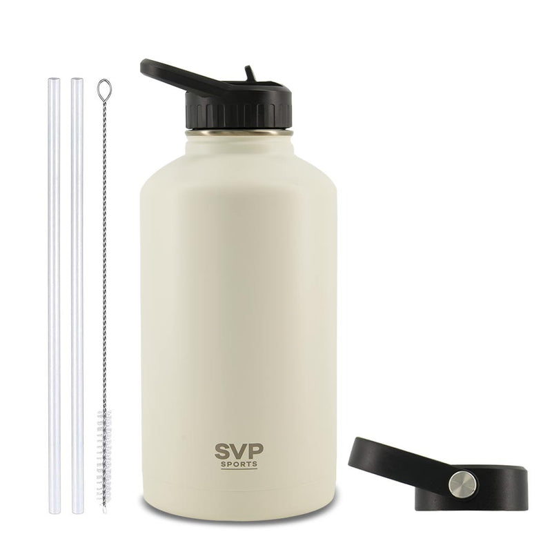 SVP Sports - 64oz Insulated Thermal Bottle (64OZ-SVP-CREAM)