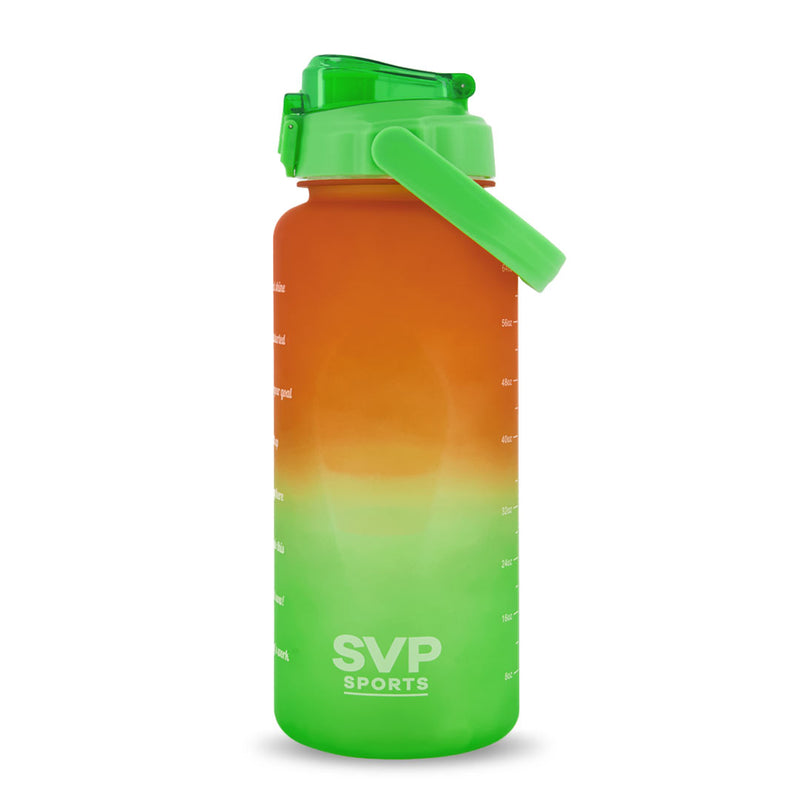 SVP Sports - Bouteille d'eau d'hydratation de 64 oz (64OZ-ORGGRN) 